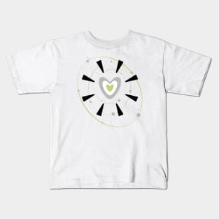 Orbit my heart - Agender Kids T-Shirt